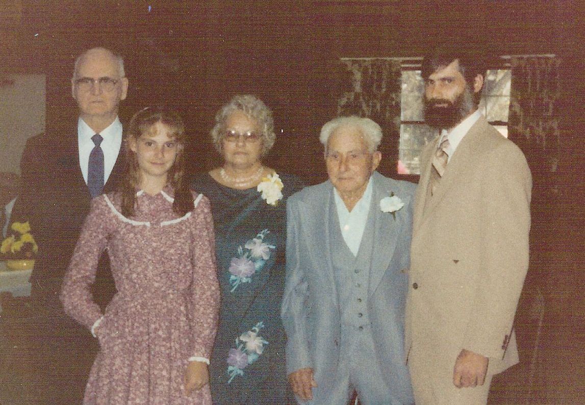 1982 Roy Dawn Kay Fred & Jim 4 Generations